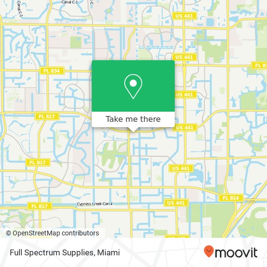 Mapa de Full Spectrum Supplies