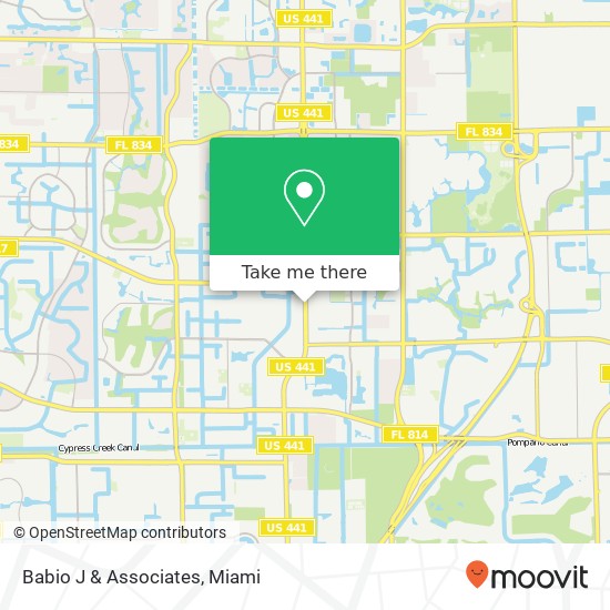 Babio J & Associates map