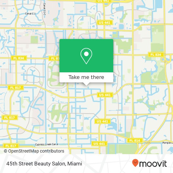 Mapa de 45th Street Beauty Salon
