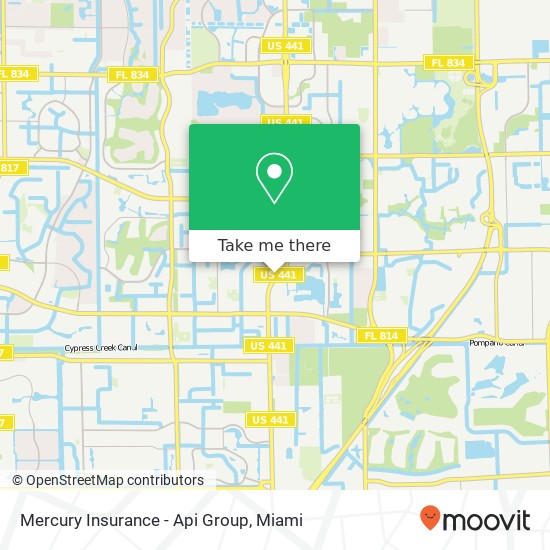 Mercury Insurance - Api Group map