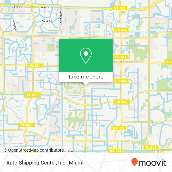 Auto Shipping Center, Inc. map