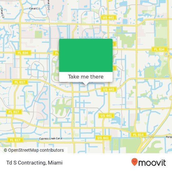 Mapa de Td S Contracting