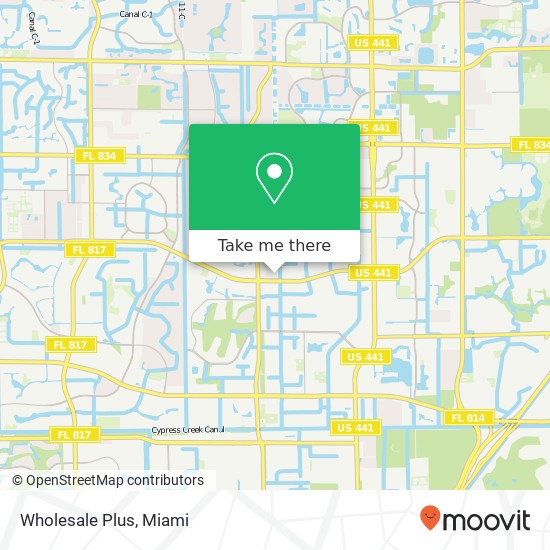 Wholesale Plus map