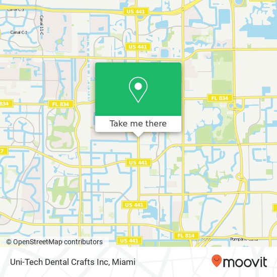 Uni-Tech Dental Crafts Inc map