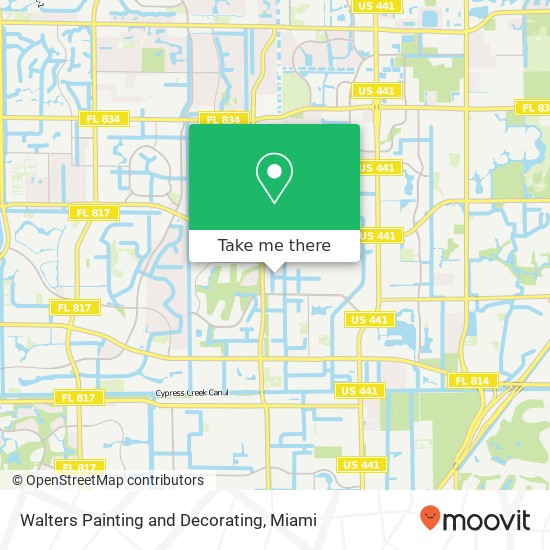 Walters Painting and Decorating map