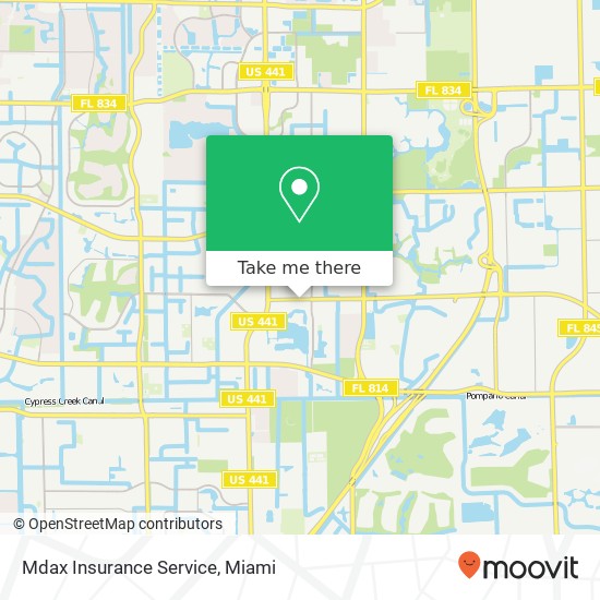 Mdax Insurance Service map