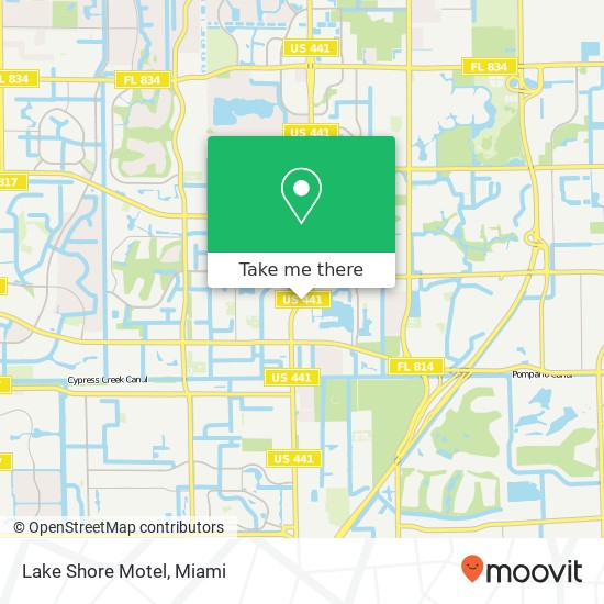Lake Shore Motel map