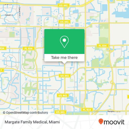 Margate Family Medical map