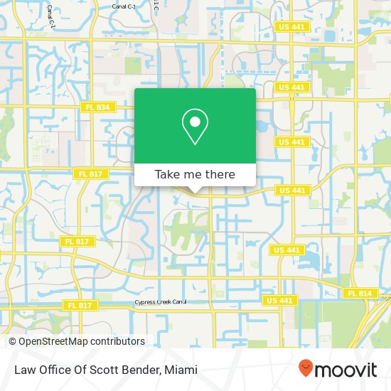 Mapa de Law Office Of Scott Bender
