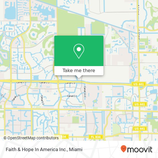 Faith & Hope In America Inc. map