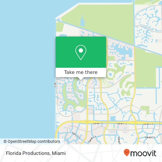 Florida Productions map