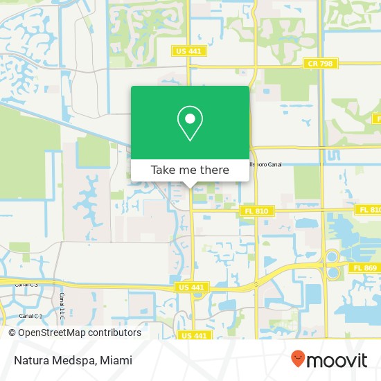 Natura Medspa map