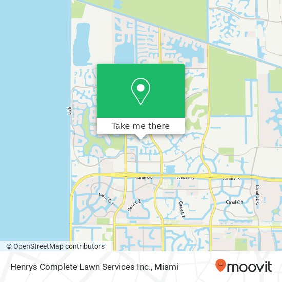 Mapa de Henrys Complete Lawn Services Inc.