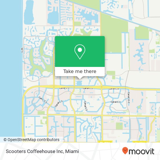 Mapa de Scooters Coffeehouse Inc