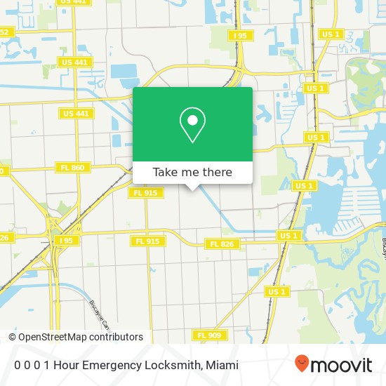 0 0 0 1 Hour Emergency Locksmith map