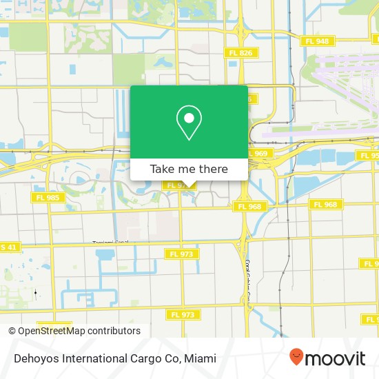 Dehoyos International Cargo Co map