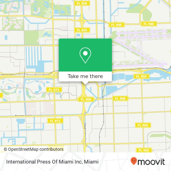 Mapa de International Press Of Miami Inc