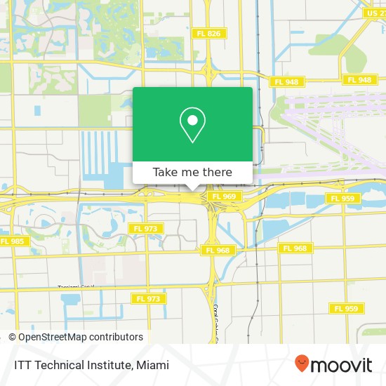 Mapa de ITT Technical Institute
