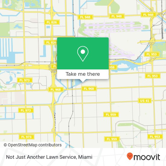Not Just Another Lawn Service map
