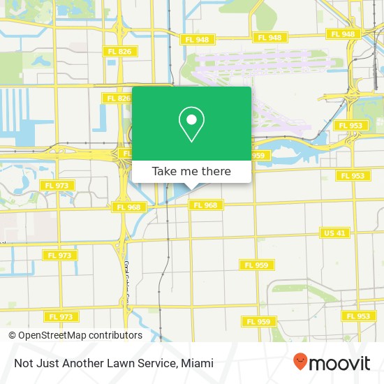 Mapa de Not Just Another Lawn Service