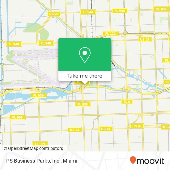 PS Business Parks, Inc. map