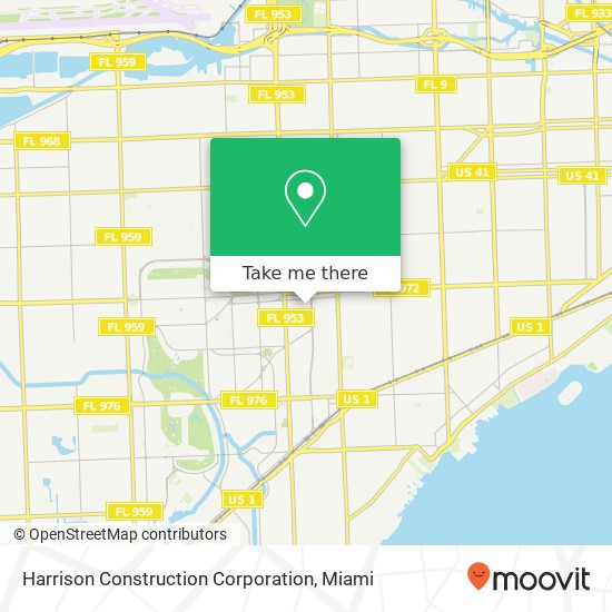 Harrison Construction Corporation map