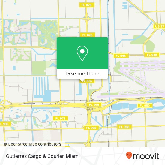 Gutierrez Cargo & Courier map