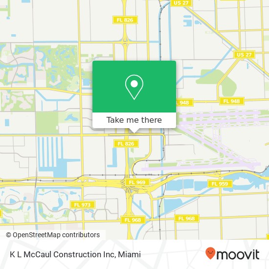 Mapa de K L McCaul Construction Inc