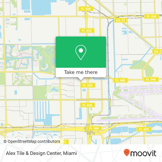 Mapa de Alex Tile & Design Center