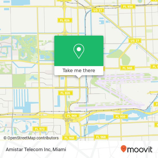 Mapa de Amistar Telecom Inc