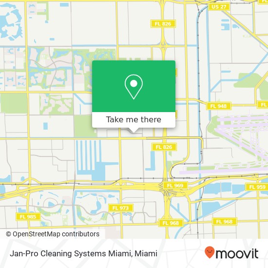 Mapa de Jan-Pro Cleaning Systems Miami