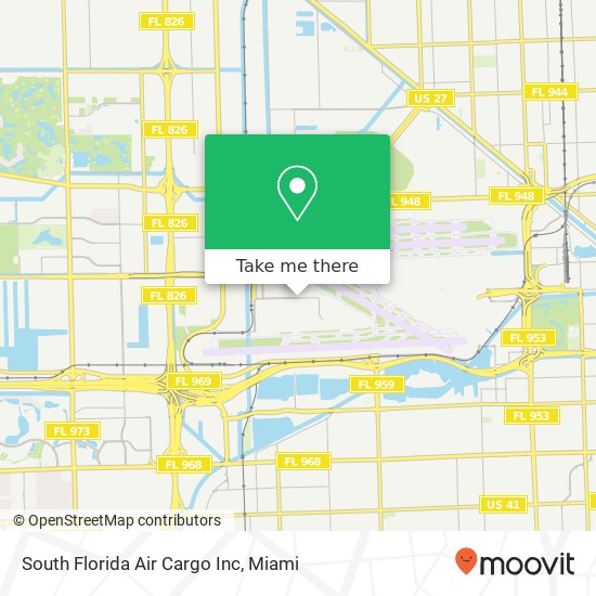 Mapa de South Florida Air Cargo Inc