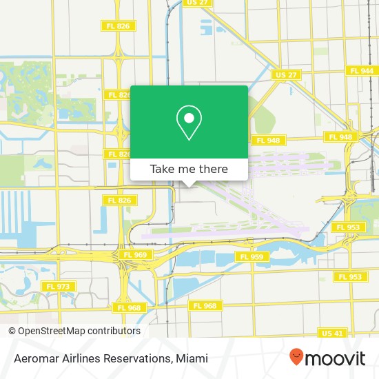 Aeromar Airlines Reservations map