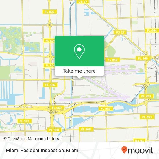 Miami Resident Inspection map