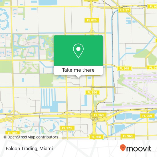Falcon Trading map