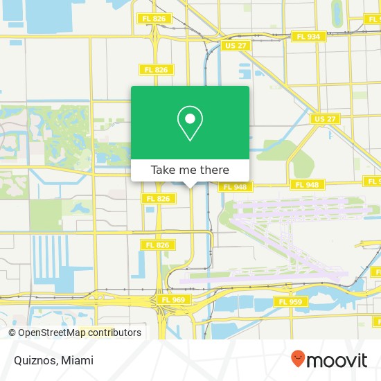 Quiznos map