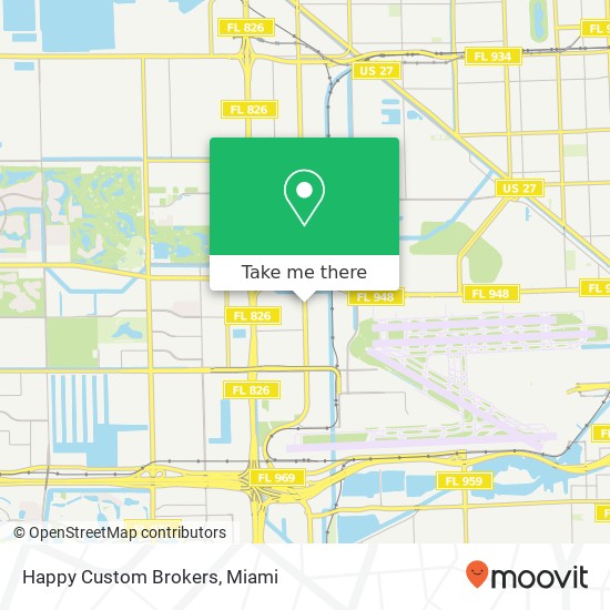 Happy Custom Brokers map