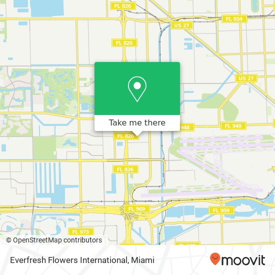Everfresh Flowers International map