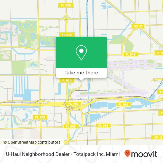 U-Haul Neighborhood Dealer - Totalpack Inc map