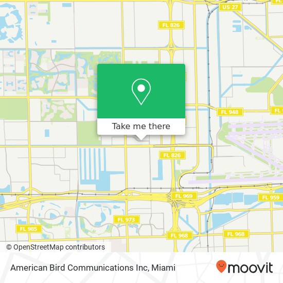 American Bird Communications Inc map