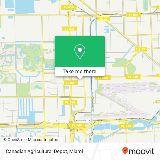 Canadian Agricultural Depot map