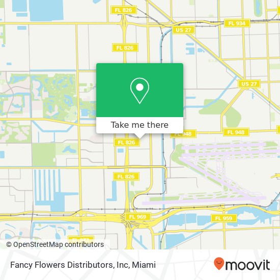 Mapa de Fancy Flowers Distributors, Inc