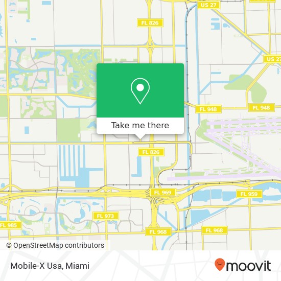 Mapa de Mobile-X Usa