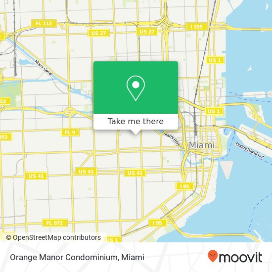 Orange Manor Condominium map