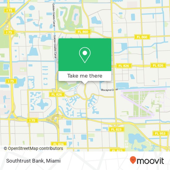 Southtrust Bank map