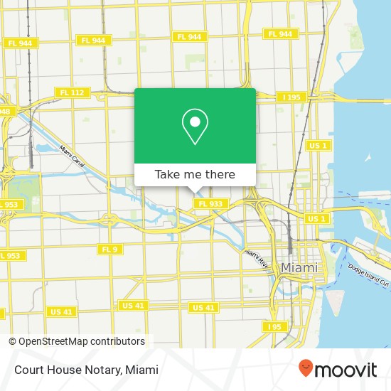 Mapa de Court House Notary