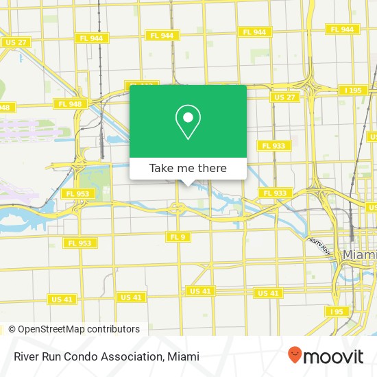 Mapa de River Run Condo Association