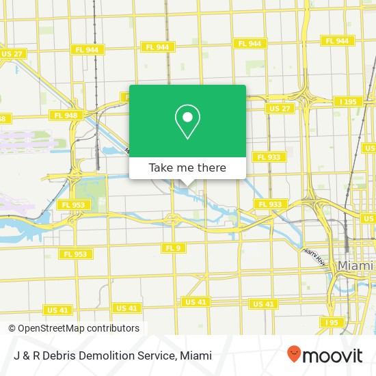 J & R Debris Demolition Service map