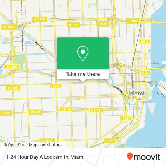 1 24 Hour Day A Locksmith map