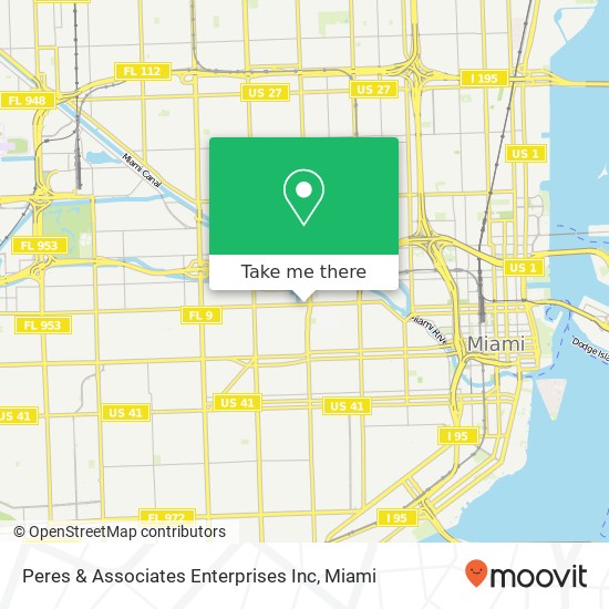 Peres & Associates Enterprises Inc map